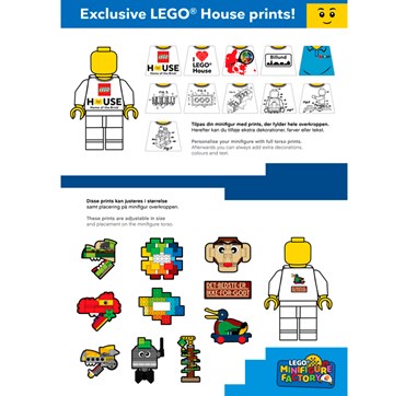 LEGO House Minifigure Factory - LEGO House eksklusive print