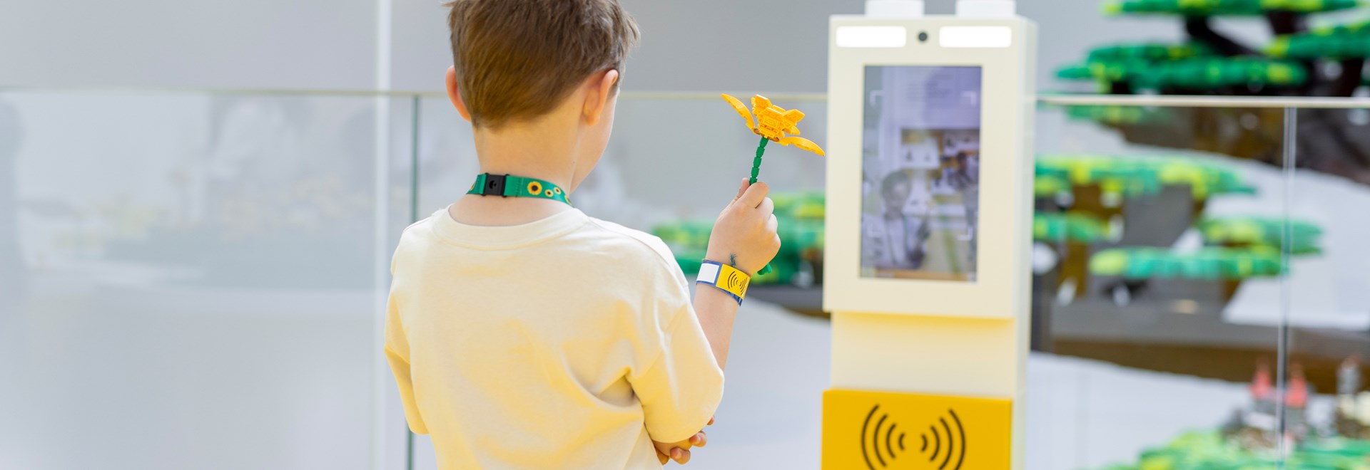 Scan your wristband and bring your LEGO to life