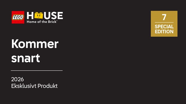 Et nyt eksklusivt LEGO® House produkt er på vej 