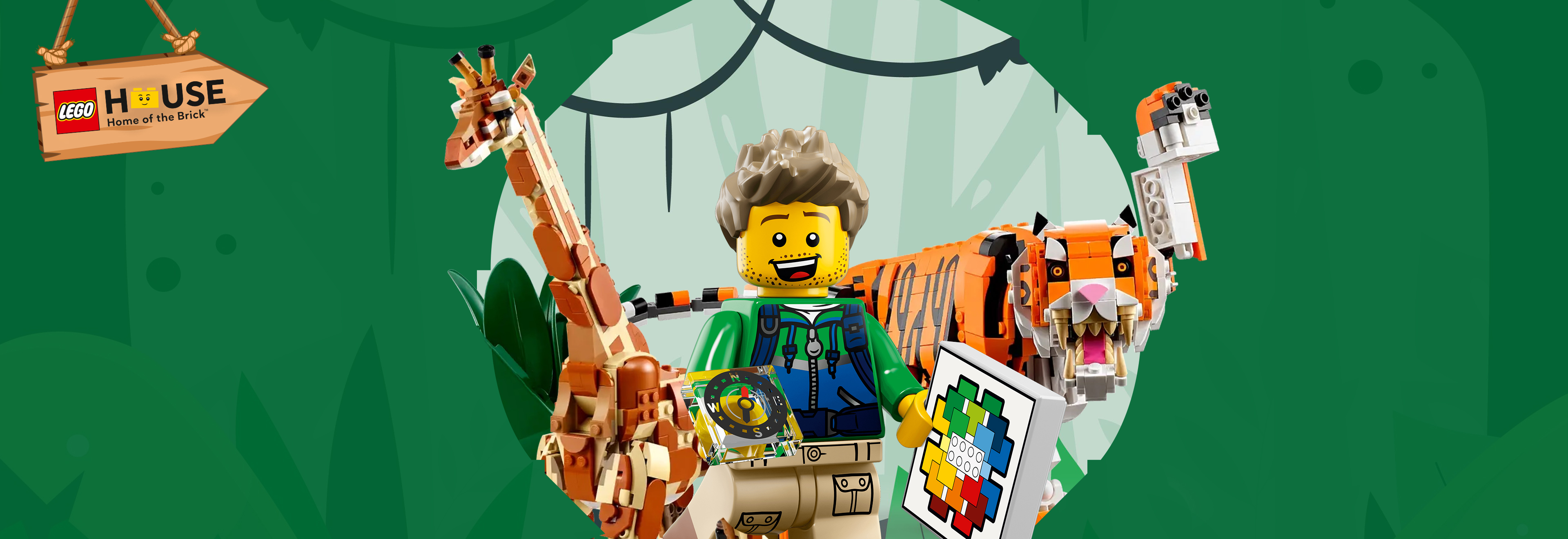 Animals in the Wild i LEGO House.