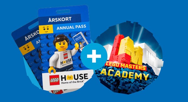 Nyd ubegrænset leg i et år med et årskort til LEGO House.  