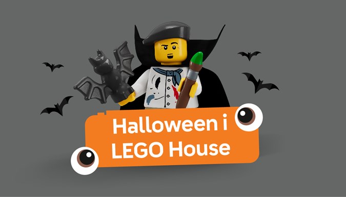 Halloween aften i LEGO House for børn