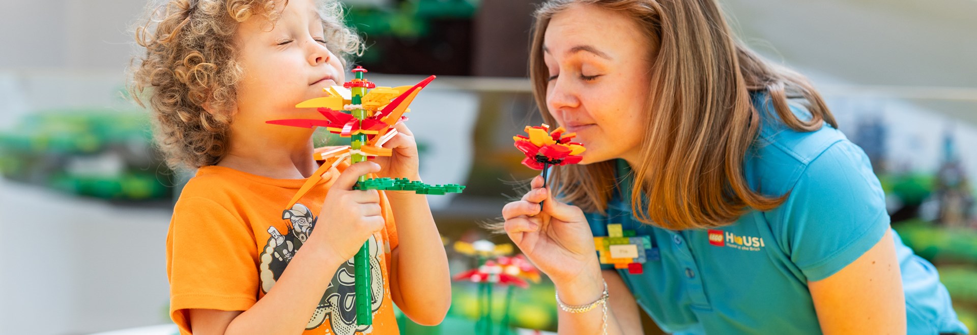 Spring fun for the entire family in LEGO House. 