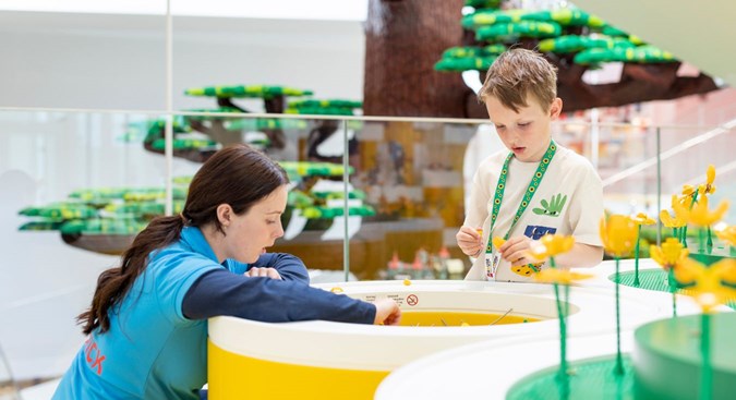 Familienkarte im LEGO House