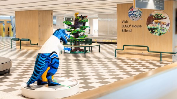 LEGO House udstilling i BLL lufthavn