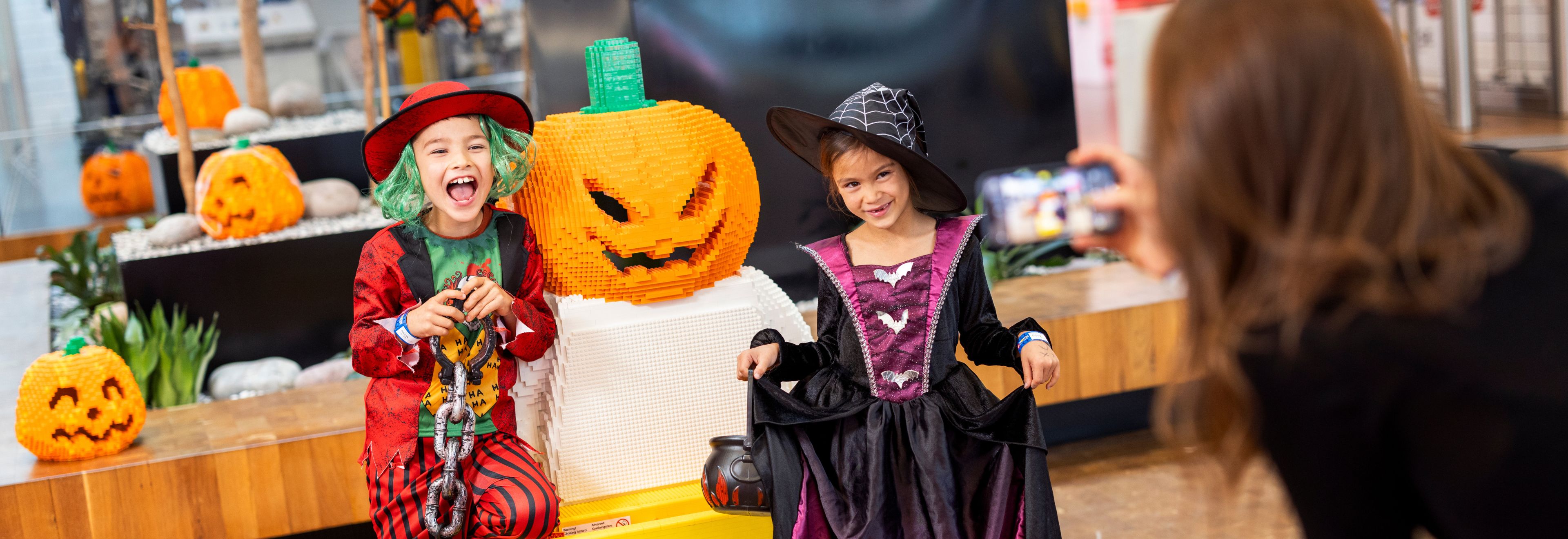 Halloween LEGO sjov i LEGO House