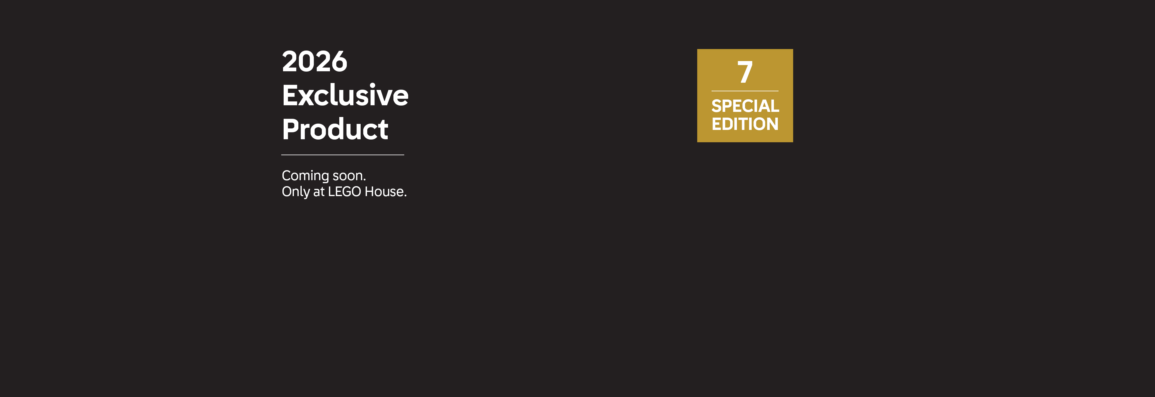 A New LEGO® House Exclusive Product Is Taking Shape 