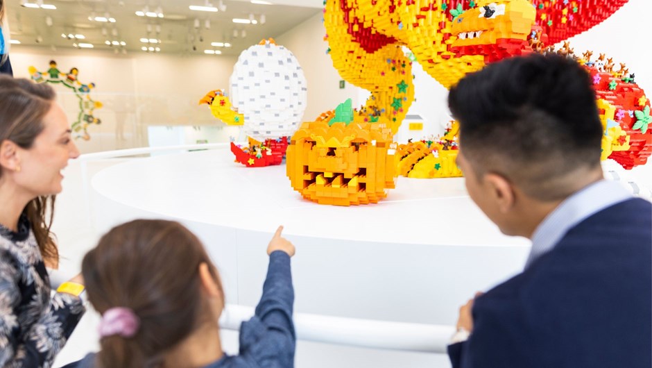 Halloween fun with kids in LEGO House
